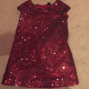 Girls Gap Sequins Dress Size Small-EUC